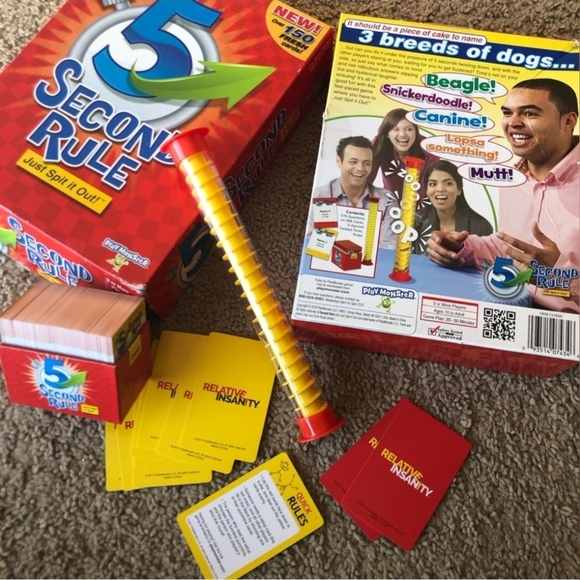 5 Second Rule Party Game - 2nd Edition - Think Fast and Shout Out Answer - Picture 3 of 3